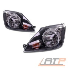 2x SCHEINWERFER SCHWARZ H4