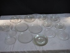 Konvolut DDR Teegläser Jenaer/ Saaleglas Tassen Teller Schalen