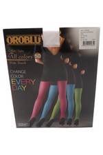 OROBLU Strumpfhose Elegant Uni Weiß Gr. S 36 Polyamid Elasthan Business Abend