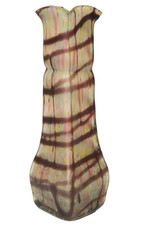 Alte Glasfaden Jugendstil Glas Vase Art Nouveau Glasvase Pallme König ? Loetz ?