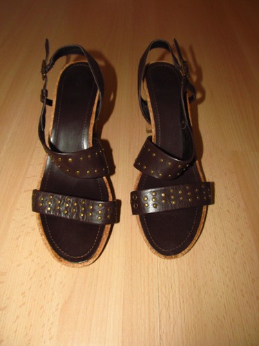 Mexx sandaletten kork leder - kork,
