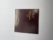 OMEGA BOOKLET HEFTCHEN BESCHREIBUNG QUARTZ Cal. 1444 WATCH CONSTELLATION DUAL 