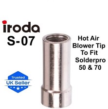 PRO IRODA Heißluftgebläsespitze für Solderpro 50 & 70 Gaslötkolben S-07