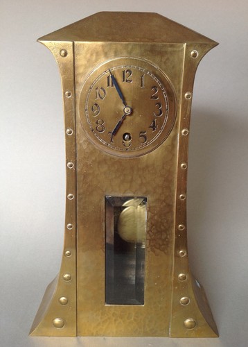 Jugendstil messing uhr - jugendstil,