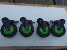Lenkrolle 4 Stk.Transportrolle Schwerlastrolle BLICKLE  125x25 mm gebremst TOPPi