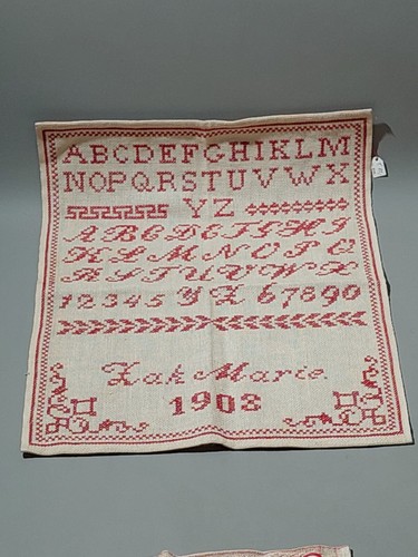 1908 antikes stickbild - -,