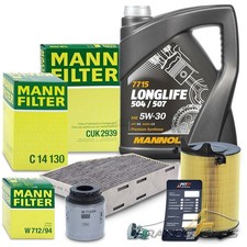 MANN INSPEKTIONSPAKET FÜR AUDI A3 SEAT SKODA VW GOLF 6 TOURAN 1.2 1.4 TSI TFSI