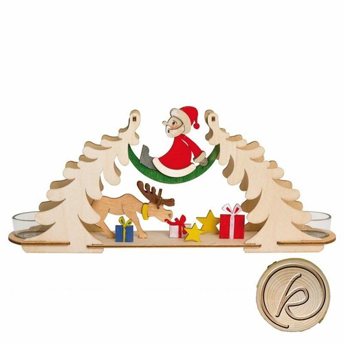 Teelichthalter weihnachtsmann - teelichthalter,
