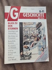 G Geschichte mit Pfiff Magazin Zeitschrift 8/1991  Blick zu den Sternen