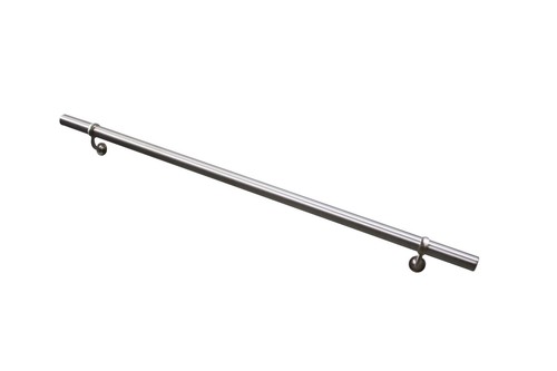 H16 alu handlaufset - alu, ø42mm