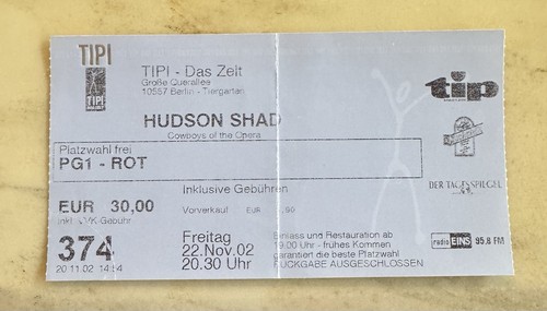 Hudson shad eintrittskarte - hudson,