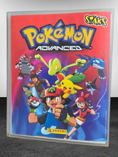 XXL Pokemon Advanced Staks Sammlung Panini Ordner 107 Stück Glitzer Holo Lot