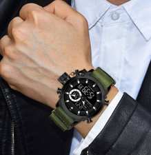 Herren Armbanduhr Alarm