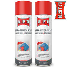 2x Ballistol Imprägnier-Spray Universal Textil Wildleder atmungsaktiv 500ml