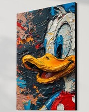 Donald Leinwand Bild Dagobert