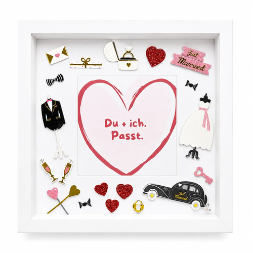 Hochzeitsrahmen du - 💕, „du