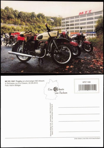 Verkehr kfz motorrad - mz, es