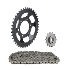 Kettensatz Kette Kettenrad schwarz 40 Ritzel 14 für Zündapp ZX 25 Typ 460-013