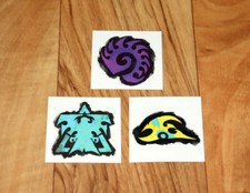 StarCraft II Temporäres Tattoo Set Protoss Zerg Terran Selten Promo Gamescom