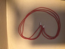 Pierre Lang Collier von Barbara Becker Koralle Perlenkette 70 cm 3-reihig 