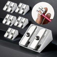 2x Anspitzer Metall Bleistift