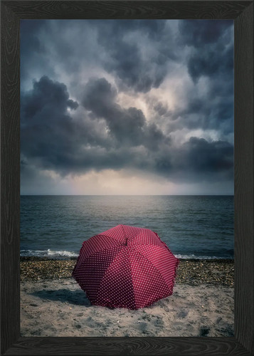 Verlorener regenschirm - verlorener,