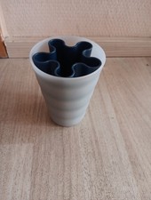 Tupperware Becher 330 ml  Weiß Getränkebecher / Zahnputzbecher 