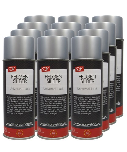 12x felgensilber spray 400ml - felgensilber,