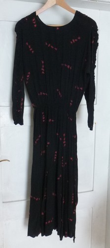 Crêpe lila kleid - crêpe,