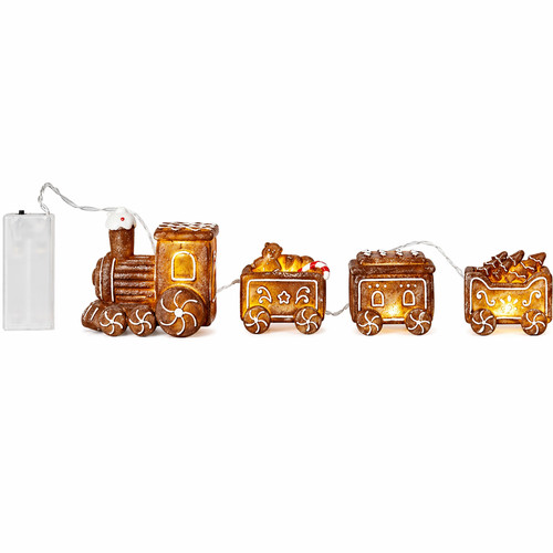 Led lebkuchen zug - lebkuchen,