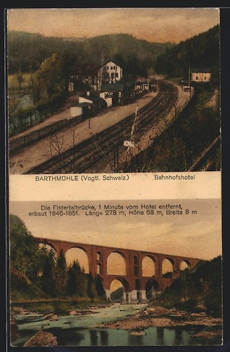 Barthmühle vogtl - ak, /