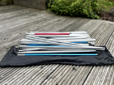 Zeltstangen Aluminium Gestänge 13 mm Durchmesser  ideal für Jack Wolfskin Zelt