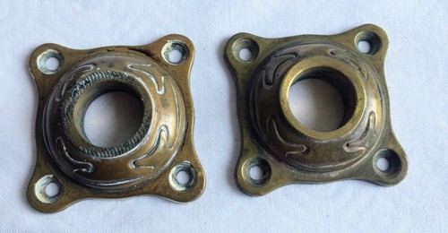Rosetten antik messing griffe - rosetten,