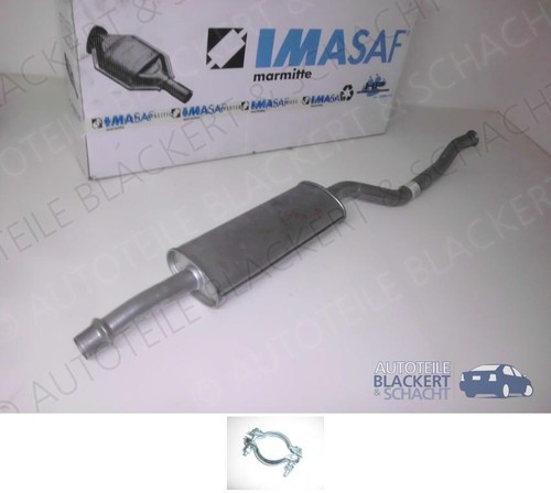 Imasaf auspuff msd mitteltopf - msd,,