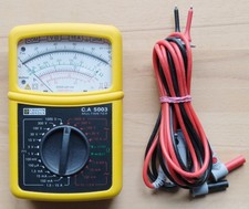 CHAUVIN ARNOUX C.A 5003 Analog Multimeter, stoßfest, wie abgebildet
