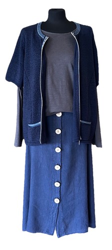 Lagenlook set maritimer midi - lagenlook, set: