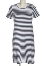 OUI Strickkleid Damen Kleid Gr. DE 38 weiß-graublau Casual-Look
