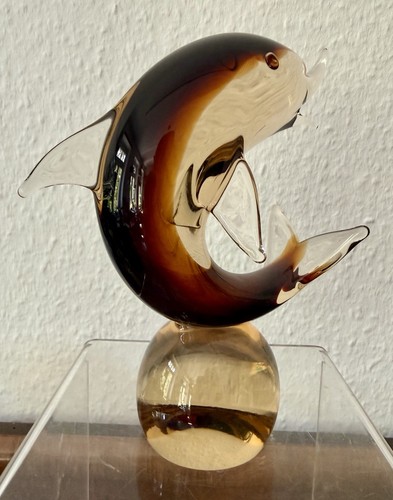 Murano glas tier delfin - murano,