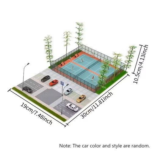 Spur diorama tennisanlage - n,