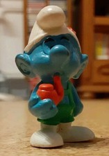 Schlumpf  Smurf mit Pfeife