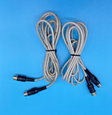 #SE3387# 2 Stück seltene Kabel für Robotron PC KC85 u.a. Heimcomputer *RARITÄT*