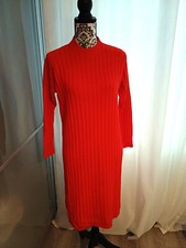 Damen Kleid Strickkleid Winter