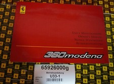 Betriebsanleitung Ferrari 360