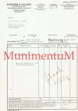 Siemens & Halske FRANKFURT -