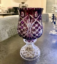 Bleikristall Windlicht 2tlg