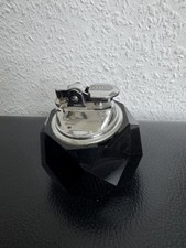 Vintage Feuerzeug Penguin Cut Glass Table Lighter