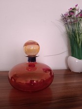 Vintage Glas Karaffe Likör