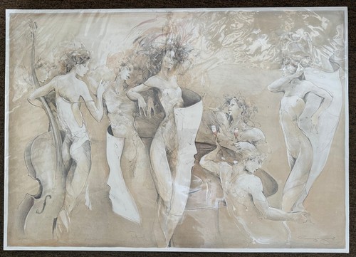 Festival farb lithographie - festival, farb-lithographie