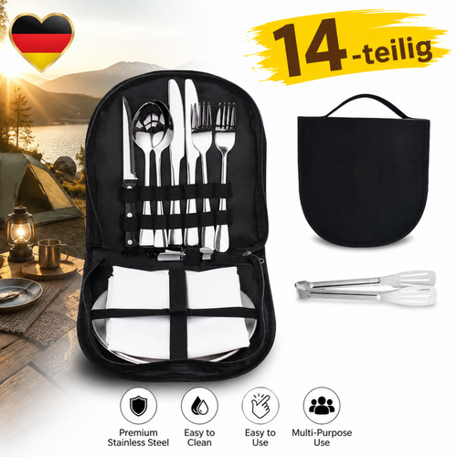 Picknick geschirr set camping - picknick,