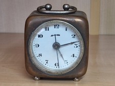 Tischuhr Messing Reisewecker